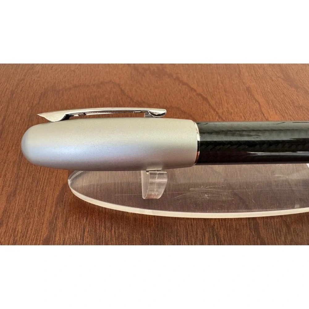 Vintage Delta Y2K Carbon Fiber Rollerball Pen Made in Italy Rare (#0161)